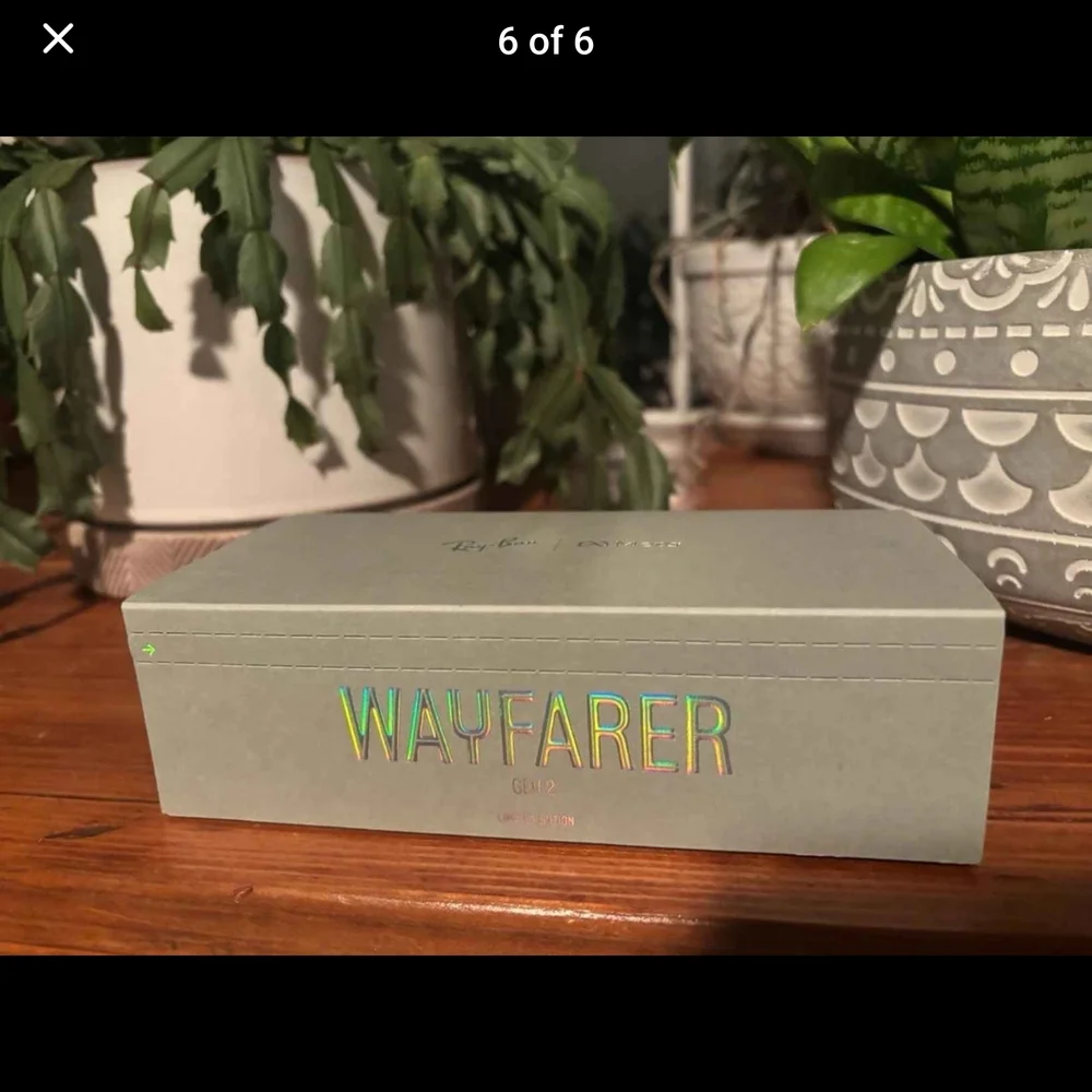 Ray-Ban Transparent LIMITED EDITION Wayfarer SMART glasses